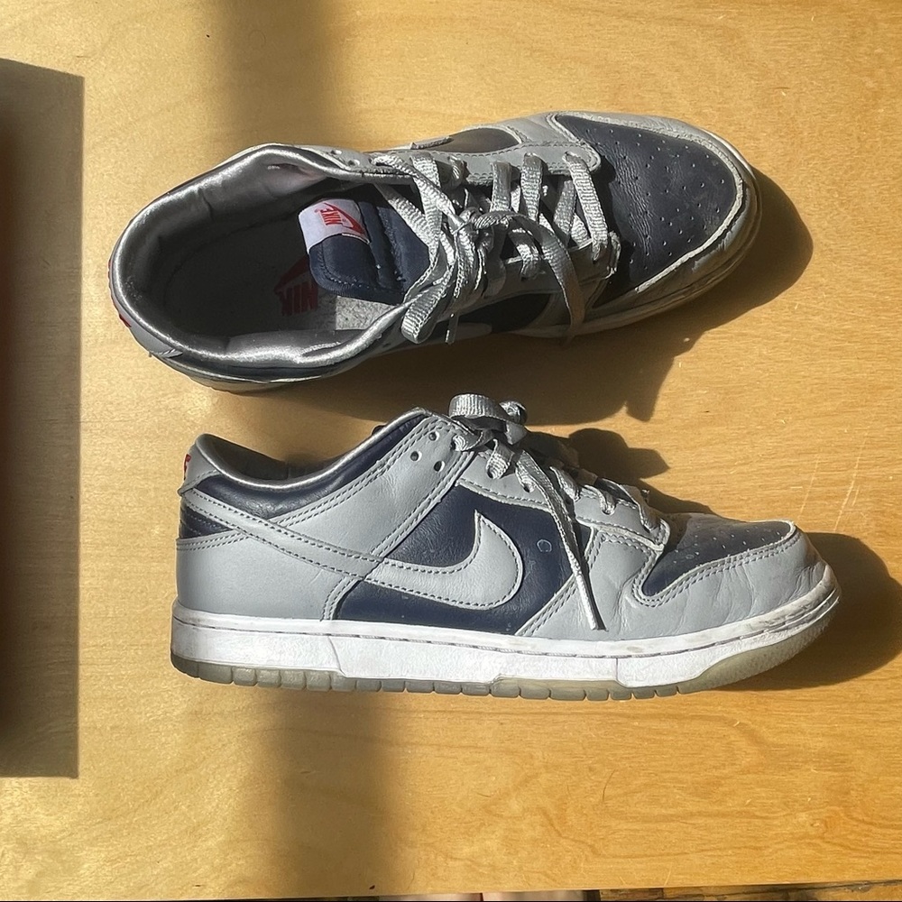 Nike Dunks College Navy Wolf Gray